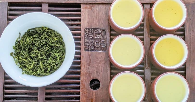 La fabrication du Thé Vert Tonique ĐẠI TỪ “CREVETTES” au Vietnam 5